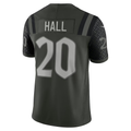 Punc NY.Jets #20 Breece Hall Gotham Green 2025 Rivalries Collection Stitched Limited Jerseys