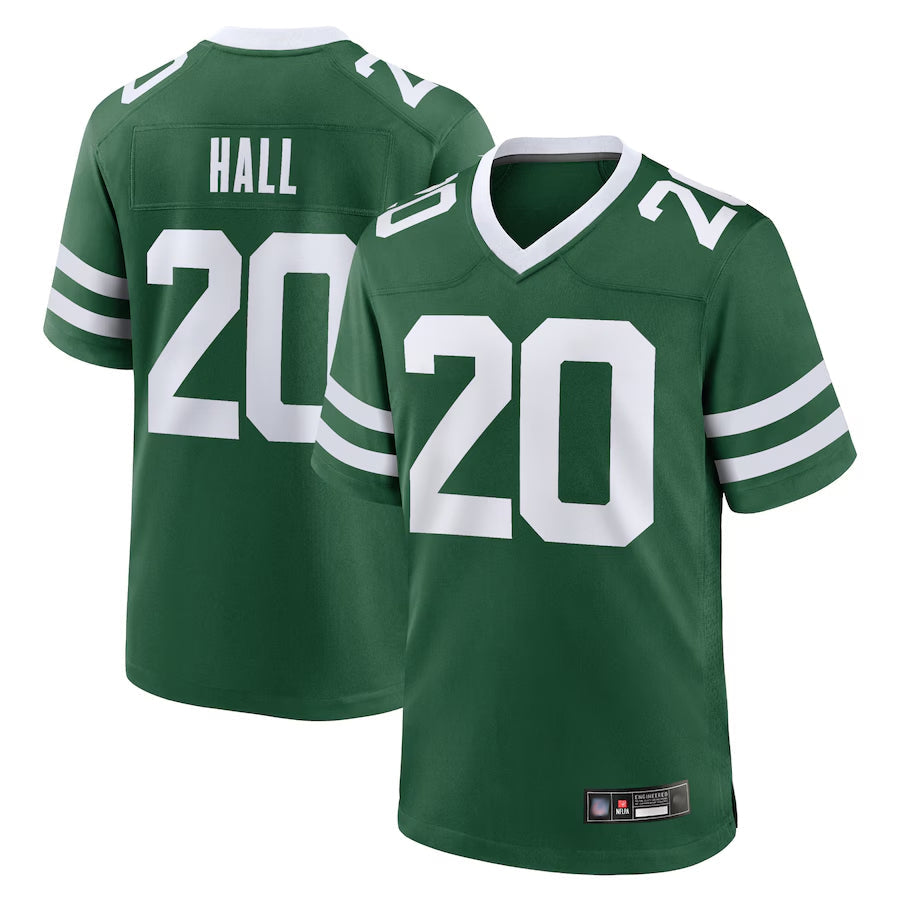 Punc NY.Jets #20 Breece Hall Player Home Game Jerseys - Gotham Green Stitched Jerseys