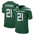 Punc NY.Jets #21 Brandon Stephens Player Green Home Game Stitched Jerseys