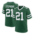 Punc NY.Jets #21 Brandon Stephens Player Green Legacy Home Game Stitched Jerseys