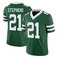 Punc NY.Jets #21 Brandon Stephens Player Green Legacy Limited Vapor F.U.S.E. Home Game Stitched Jerseys