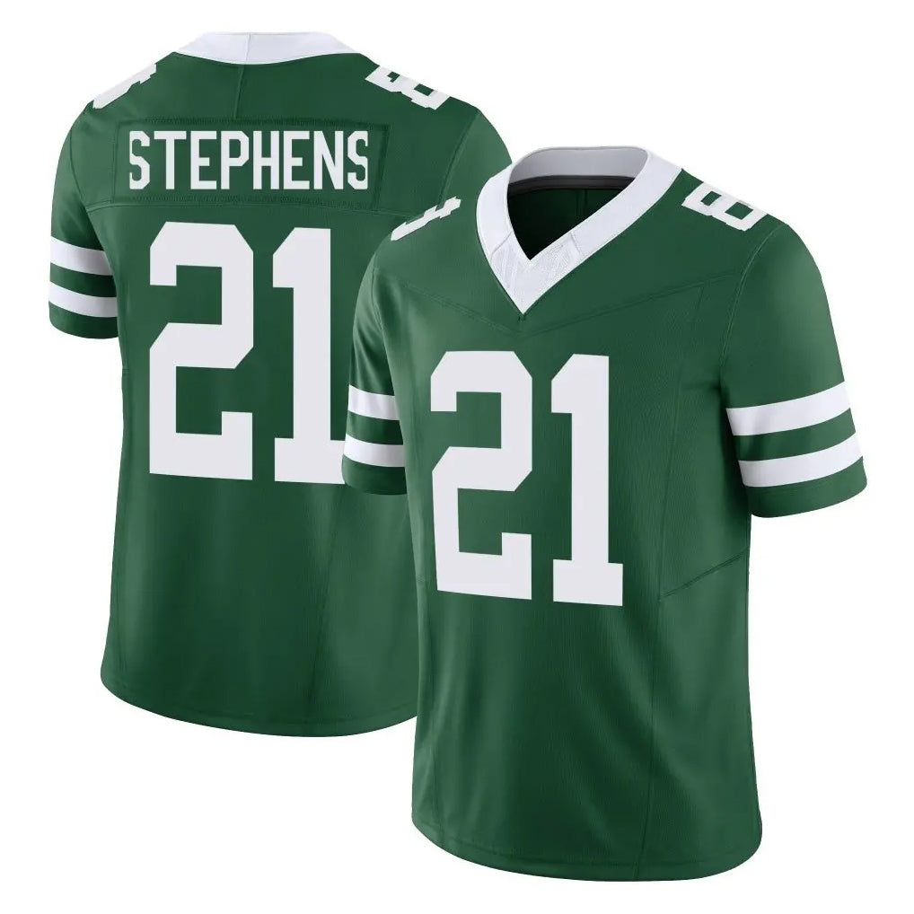 Punc NY.Jets #21 Brandon Stephens Player Green Legacy Limited Vapor F.U.S.E. Home Game Stitched Jerseys
