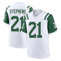 Punc NY.Jets #21 Brandon Stephens Player White Classic Home Game Stitched Jerseys