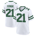 Punc NY.Jets #21 Brandon Stephens Player White Legacy Home Game Stitched Jerseys