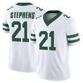 Punc NY.Jets #21 Brandon Stephens Player White Legacy Limited Vapor F.U.S.E. Home Game Stitched Jerseys