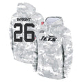 Punc NY.Jets #26 Nahshon Wright Player Arctic Camo Salute to Service Pullover Hoodies Limited Game Stitched Jerseys