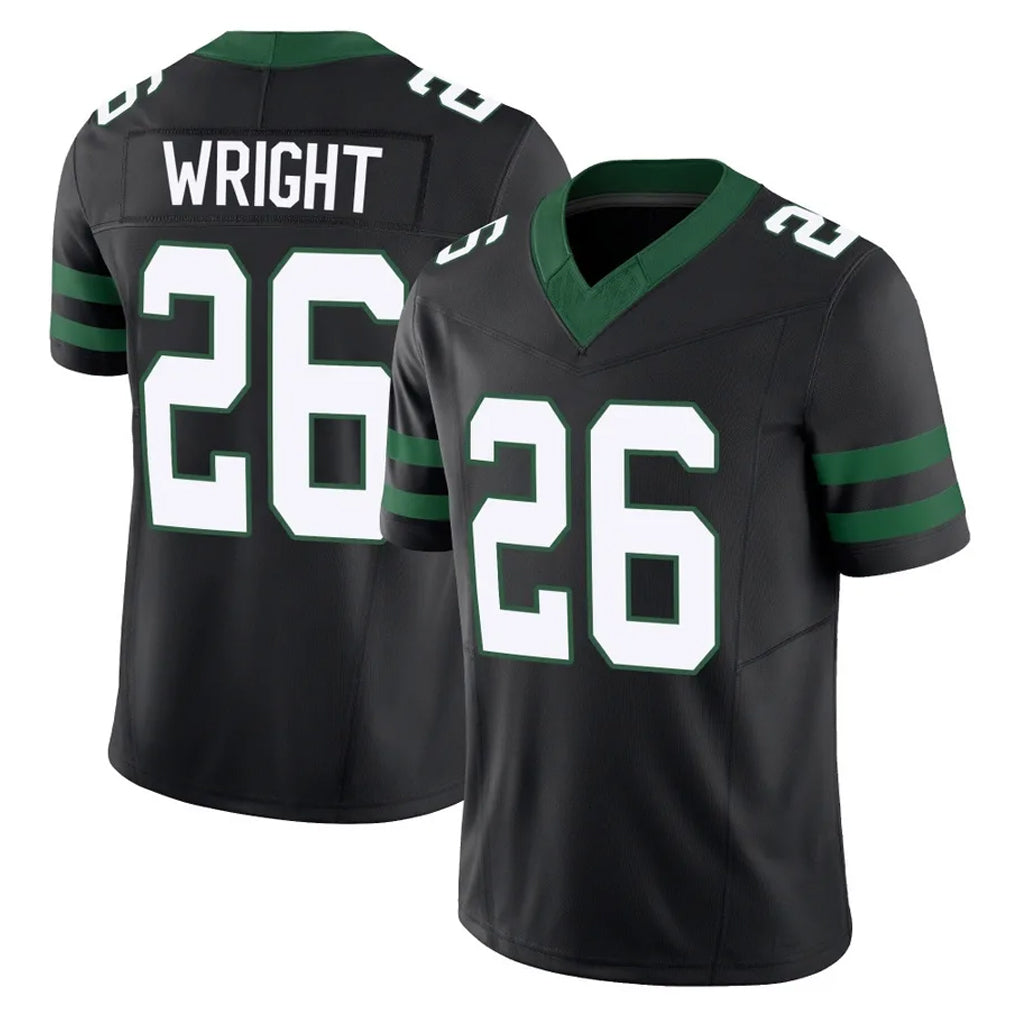 Punc NY.Jets #26 Nahshon Wright Player Black Limited Legacy Vapor F.U.S.E. Home Game Stitched Jerseys