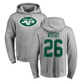 Punc NY.Jets #26 Nahshon Wright Player Gray LOGO Pullover Hoodies Limited Game Stitched Jerseys