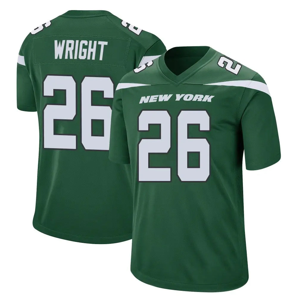 Punc NY.Jets #26 Nahshon Wright Player Green Home Game Stitched Jerseys