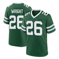 Punc NY.Jets #26 Nahshon Wright Player Green Legacy Home Game Stitched Jerseys