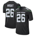 Punc NY.Jets #26 Nahshon Wright Player Stealth Black Home Game Stitched Jerseys