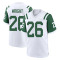 Punc NY.Jets #26 Nahshon Wright Player White Classic Home Game Stitched Jerseys