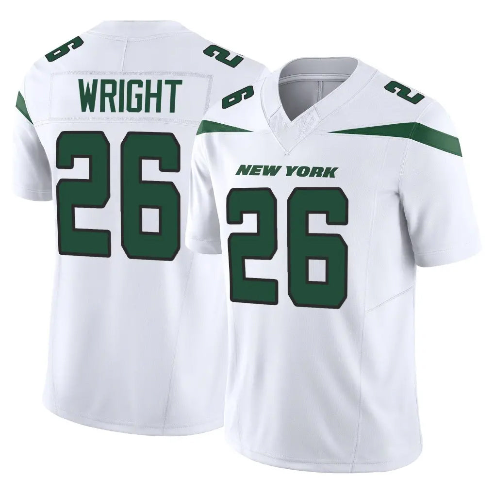 Punc NY.Jets #26 Nahshon Wright Player White Limited Vapor F.U.S.E. Home Game Stitched Jerseys