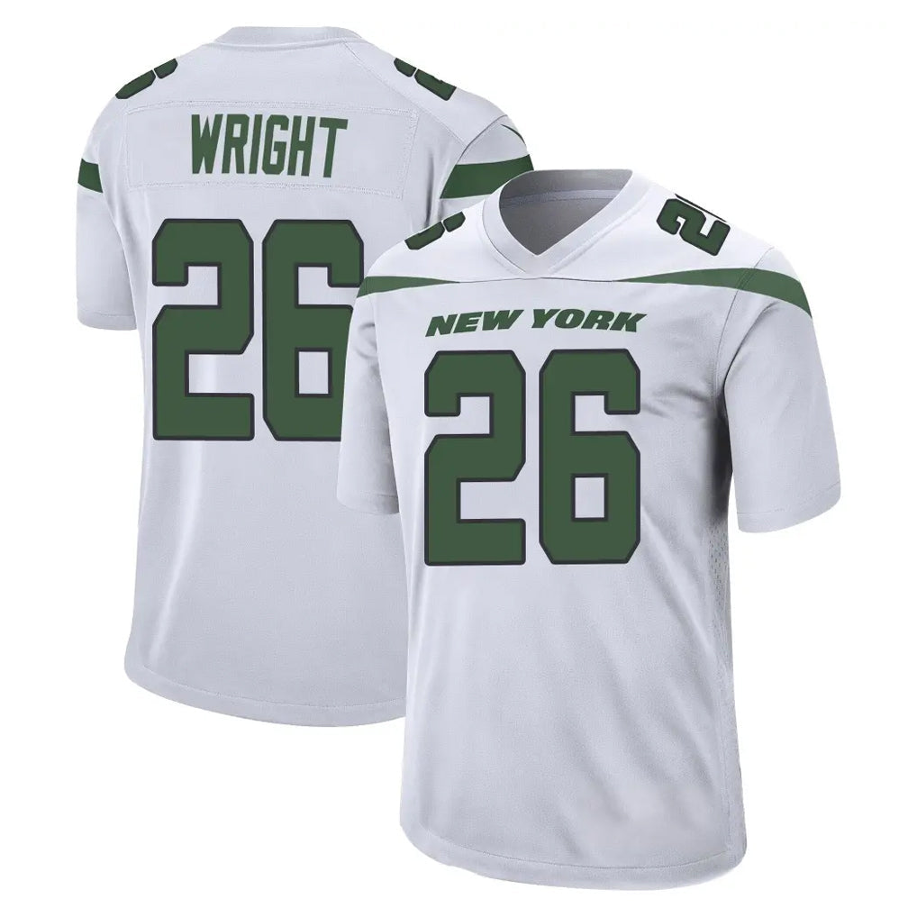 Punc NY.Jets #26 Nahshon Wright Player White Spotlight Home Game Stitched Jerseys