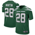 Punc NY.Jets #28 Curtis Martin Player Green Game Stitched Jerseys