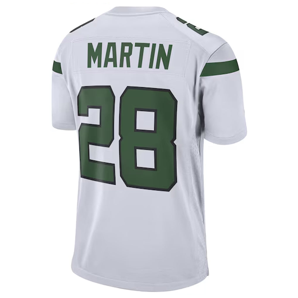 Punc NY.Jets #28 Curtis Martin Player White Game Stitched Jerseys