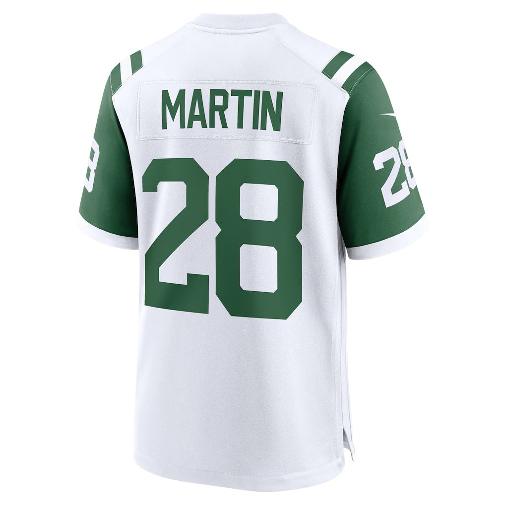 Punc NY.Jets #28 Curtis Martin White Retired Player Alternate Game Stitched Jerseys