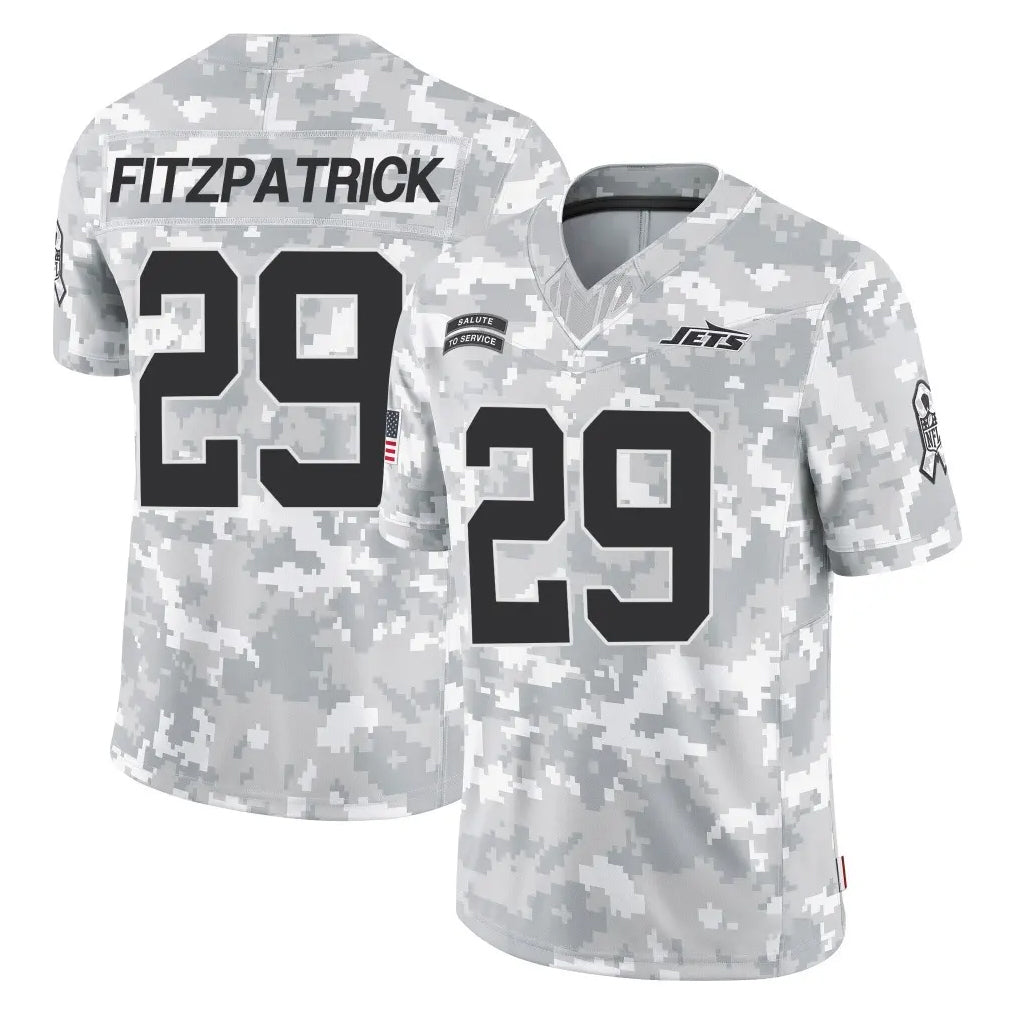 Punc NY.Jets #29 Minkah Fitzpatrick Player Arctic Camo Salute to Service Limited Game Stitched Jerseys