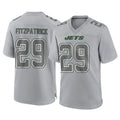 Punc NY.Jets #29 Minkah Fitzpatrick Player Gray Limited Atmosphere Fashion Home Game Stitched Jerseys
