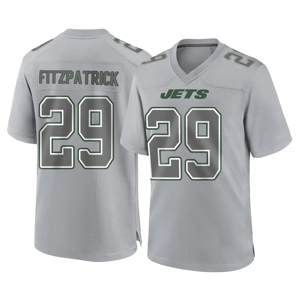 Punc NY.Jets #29 Minkah Fitzpatrick Player Gray Limited Atmosphere Fashion Home Game Stitched Jerseys