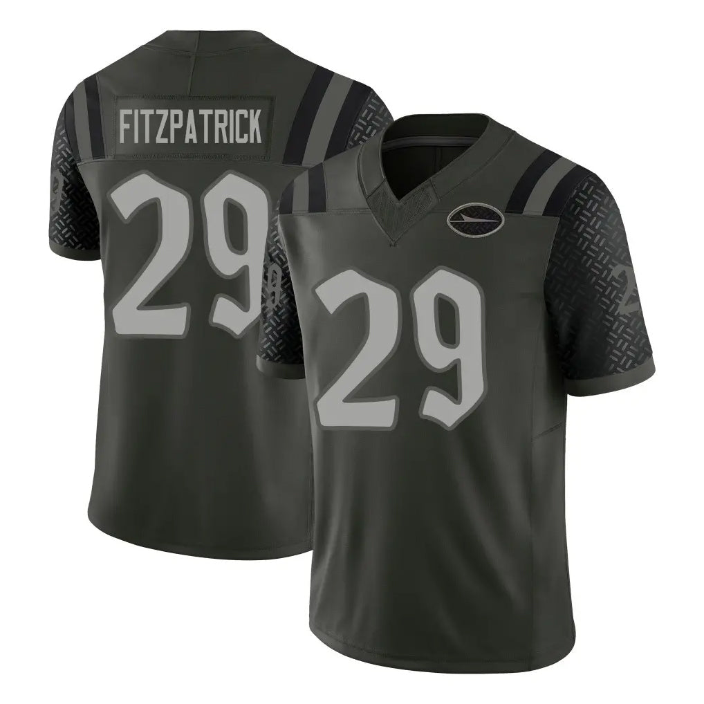 Punc NY.Jets #29 Minkah Fitzpatrick Player Green Limited 2025 Rivalries Collection Home Game Stitched Jerseys