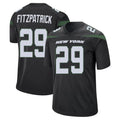 Punc NY.Jets #29 Minkah Fitzpatrick Player Stealth Black Home Game Stitched Jerseys