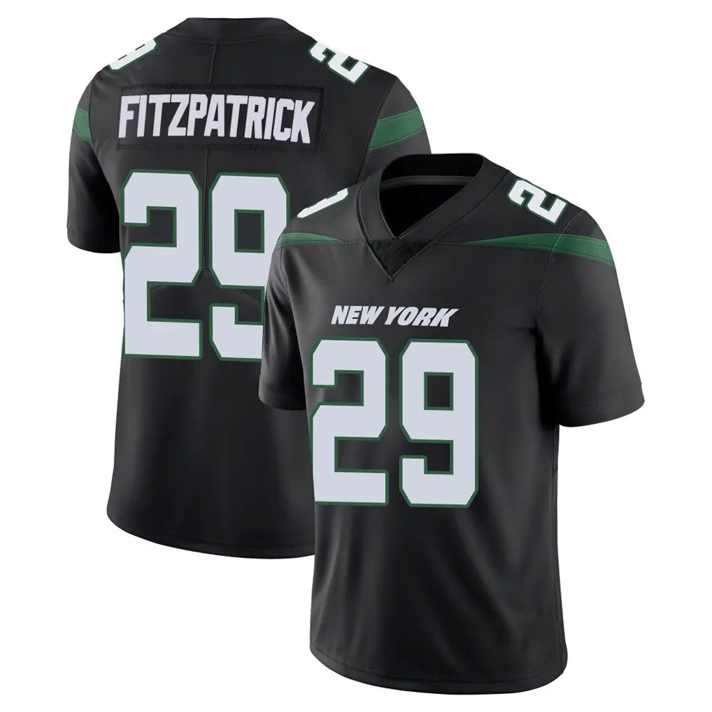 Punc NY.Jets #29 Minkah Fitzpatrick Player Stealth Black Limited Vapor Home Game Stitched Jerseys