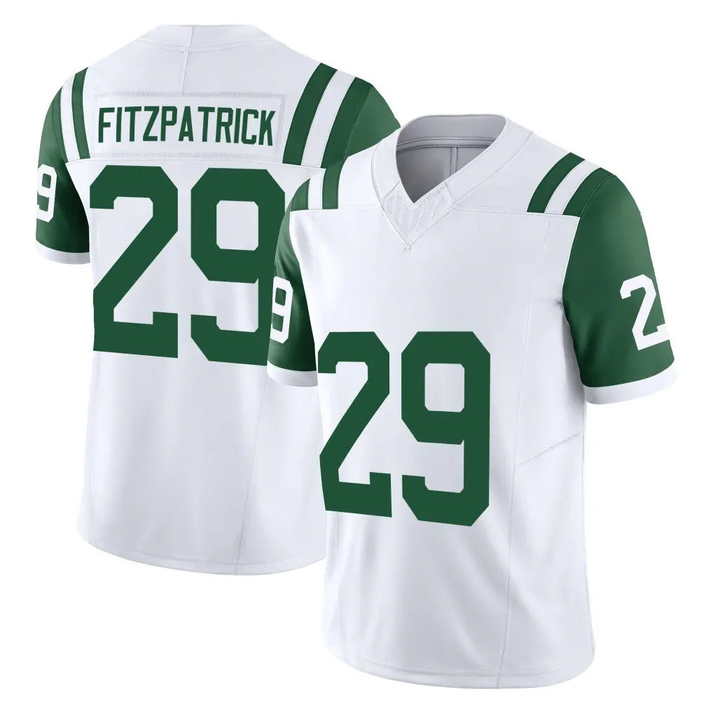 Punc NY.Jets #29 Minkah Fitzpatrick Player White Limited Classic Vapor F.U.S.E. Home Game Stitched Jerseys