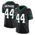 Punc NY.Jets #44 Jamien Sherwood Player Black Limited Legacy Vapor F.U.S.E. Home Game Stitched Jerseys