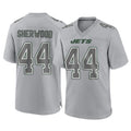 Punc NY.Jets #44 Jamien Sherwood Player Gray Limited Atmosphere Fashion Home Game Stitched Jerseys