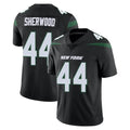 Punc NY.Jets #44 Jamien Sherwood Player Stealth Black Limited Vapor Home Game Stitched Jerseys