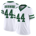 Punc NY.Jets #44 Jamien Sherwood Player White Legacy Limited Vapor F.U.S.E. Home Game Stitched Jerseys