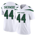 Punc NY.Jets #44 Jamien Sherwood Player White Limited Vapor F.U.S.E. Home Game Stitched Jerseys