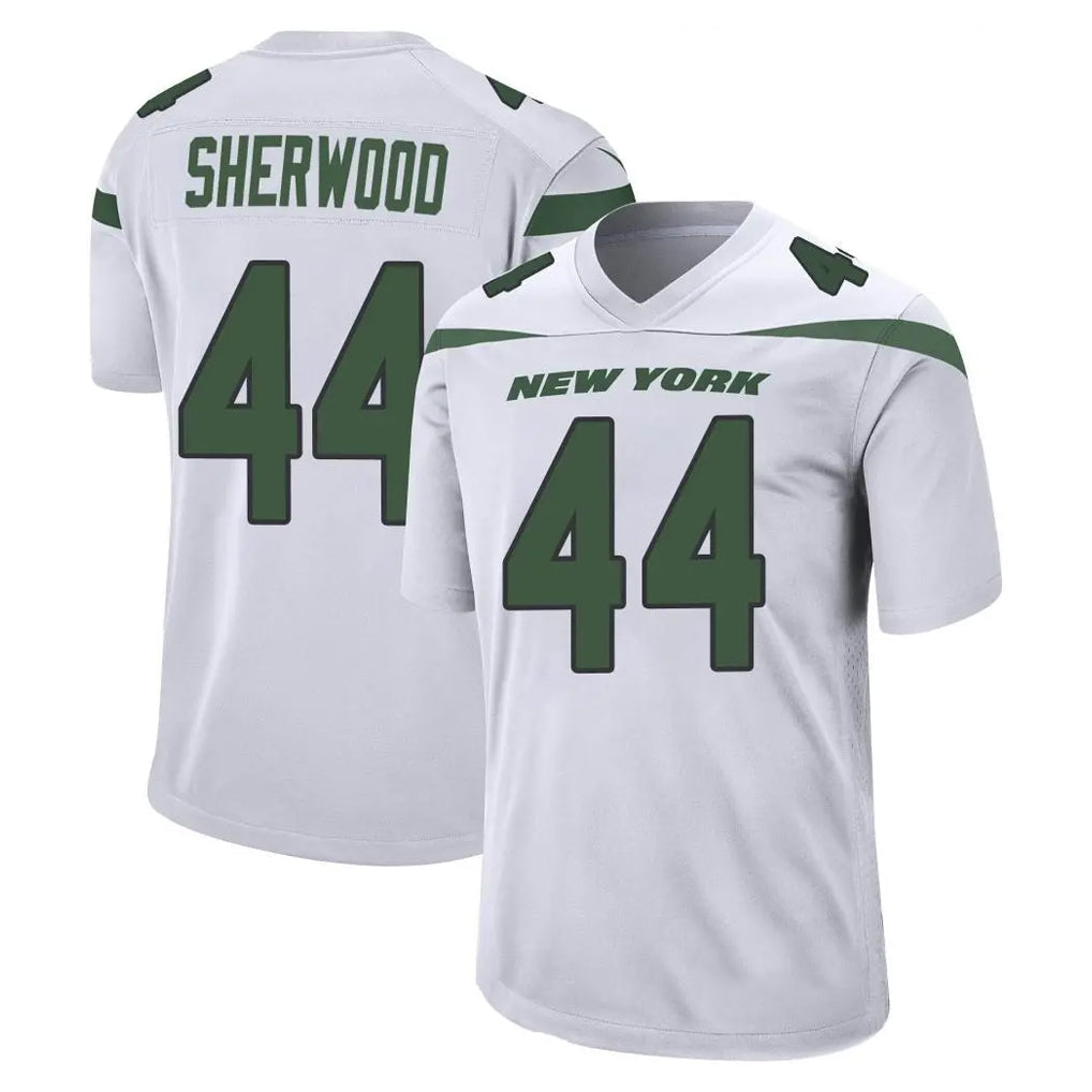 Punc NY.Jets #44 Jamien Sherwood Player White Spotlight Home Game Stitched Jerseys