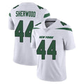 Punc NY.Jets #44 Jamien Sherwood Player White Spotlight Limited Vapor Home Game Stitched Jerseys