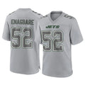 Punc NY.Jets #52 Kingsley Enagbare Player Gray Limited Atmosphere Fashion Home Game Stitched Jerseys