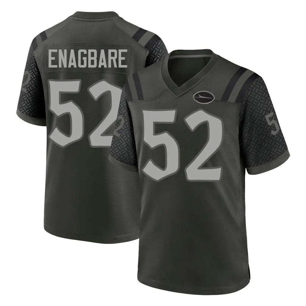 Punc NY.Jets #52 Kingsley Enagbare Player Green 2025 Rivalries Collection Home Game Stitched Jerseys