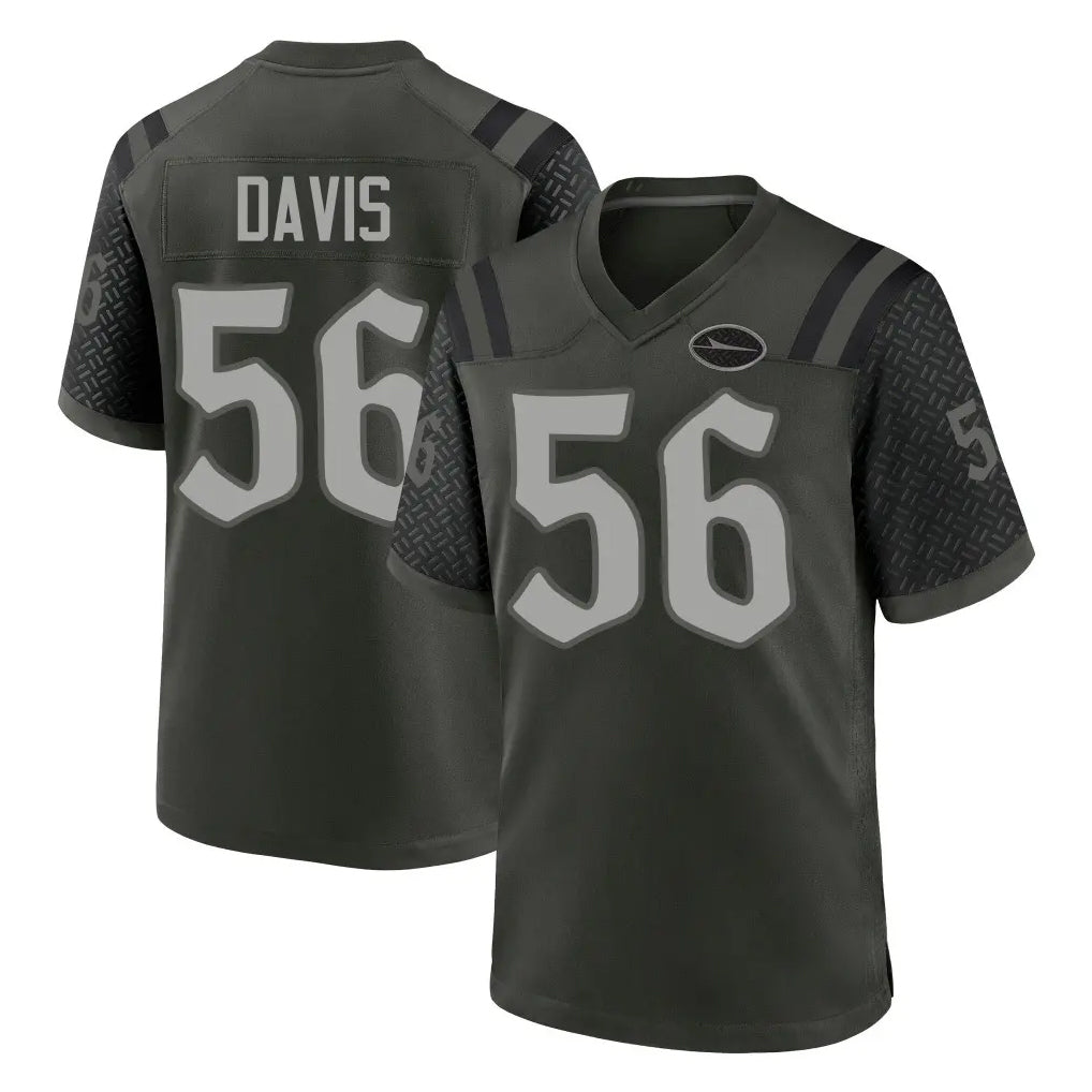 Punc NY.Jets #56 Demario Davis Player Green 2025 Rivalries Collection Home Game Stitched Jerseys