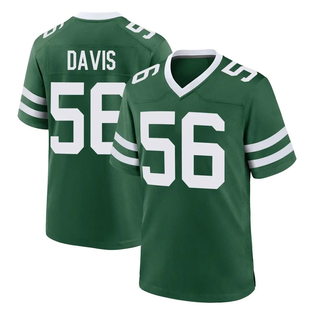 Punc NY.Jets #56 Demario Davis Player Green Legacy Home Game Stitched Jerseys