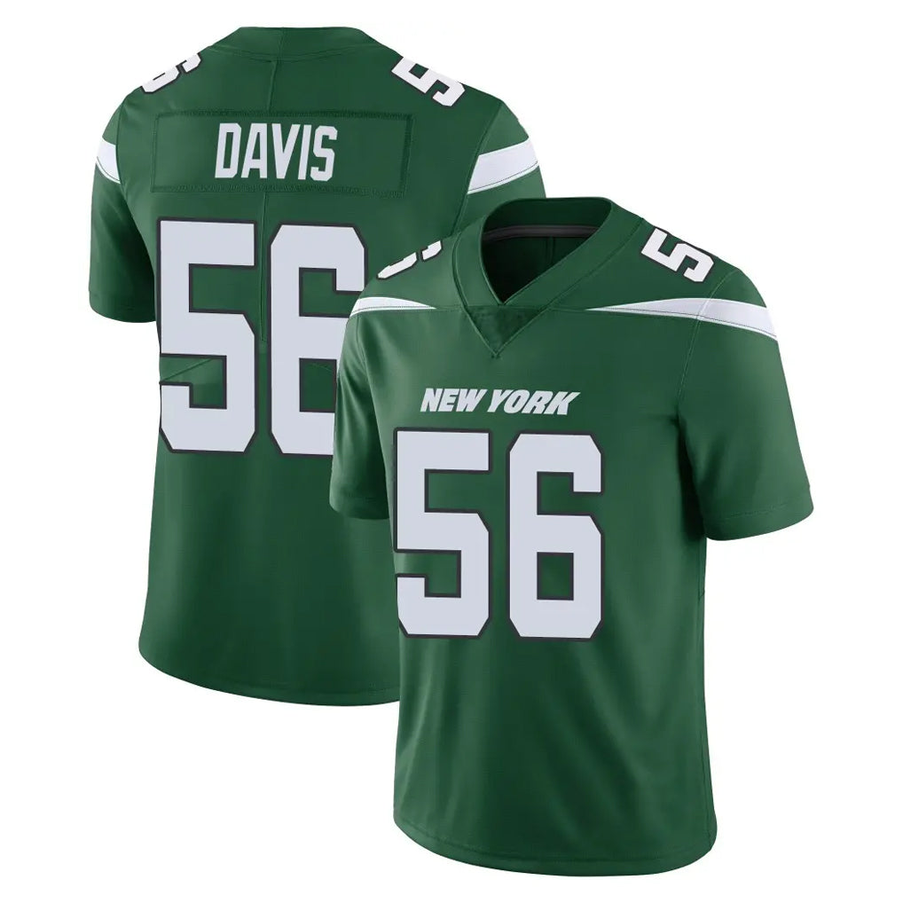 Punc NY.Jets #56 Demario Davis Player Green Limited Vapor Home Game Stitched Jerseys