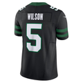 Punc NY.Jets #5 Garrett Wilson Legacy Black Alternate Vapor F.U.S.E. Limited Stitched Jerseys