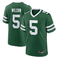 Punc NY.Jets #5 Garrett Wilson Legacy Green Game Jersey Stitched American Stitched Jersey