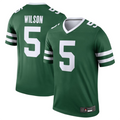 Punc NY.Jets #5 Garrett Wilson Legacy Green Legend Jersey Stitched American Stitched Jersey