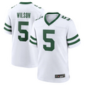 Punc NY.Jets #5 Garrett Wilson Legacy White Game Jersey Stitched American Stitched Jersey