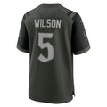 Punc NY.Jets #5 Garrett Wilson Player Gotham Green Rivalries Collection Game Stitched Jerseys