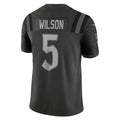Punc NY.Jets #5 Garrett Wilson Player Gotham Green Vapor F.U.S.E. Limited Stitched Jerseys