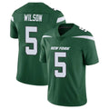 Punc NY.Jets #5 Garrett Wilson Player Green Limited Vapor Home Game Stitched Jerseys