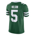 Punc NY.Jets #5 Garrett Wilson Player Legacy Green Vapor F.U.S.E. Limited Stitched Jerseys