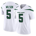 Punc NY.Jets #5 Garrett Wilson Player White Limited Vapor F.U.S.E. Home Game Stitched Jerseys