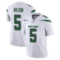 Punc NY.Jets #5 Garrett Wilson Player White Spotlight Limited Vapor Home Game Stitched Jerseys